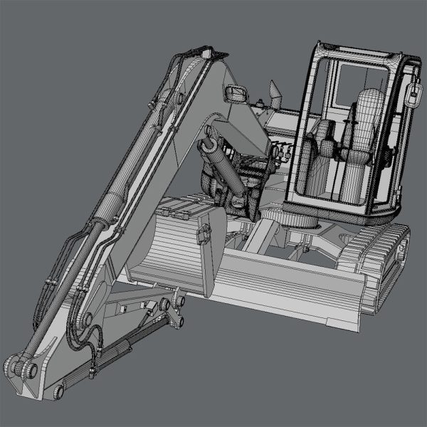 Compact Excavator Hitachi ZX85USB