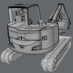 Compact Excavator Hitachi ZX85USB