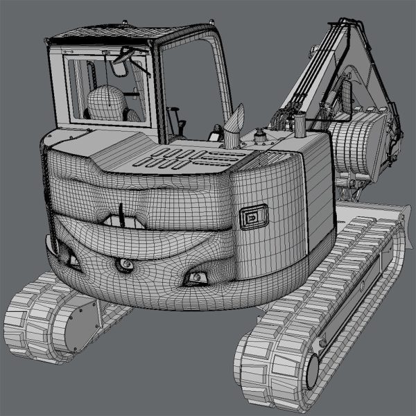Compact Excavator Hitachi ZX85USB