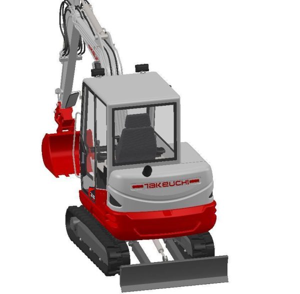 Compact mini crawler excavator - Takeuchi TB230
