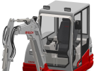 Compact mini crawler excavator - Takeuchi TB230