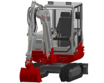Compact mini crawler excavator - Takeuchi TB230