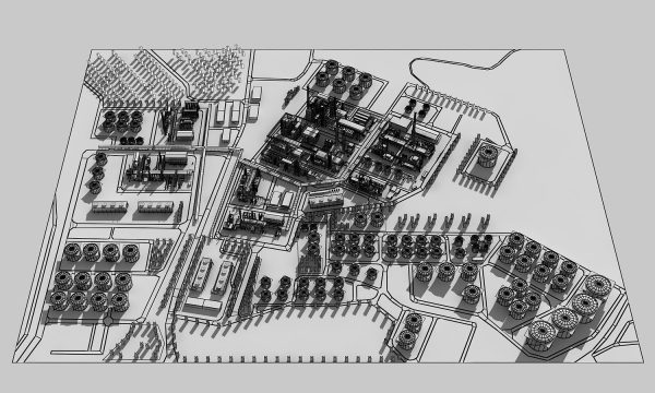 Complete Refinery Scene