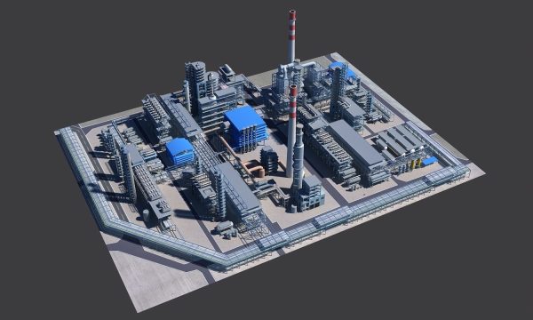 Complete Refinery Scene