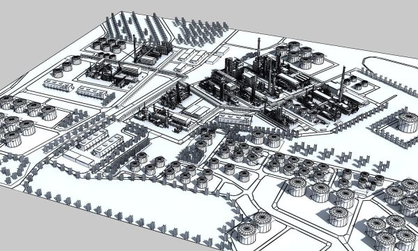 Complete Refinery Scene