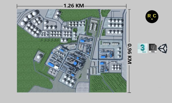 Complete Refinery Scene