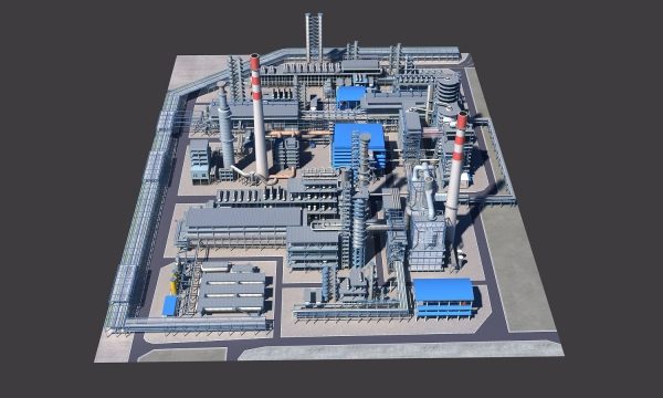 Complete Refinery Scene