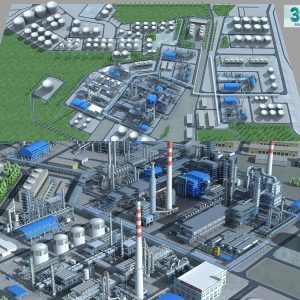 Complete Refinery Scene