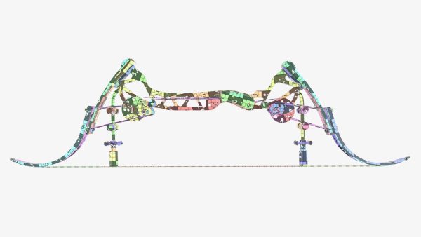 Compound lever action bow