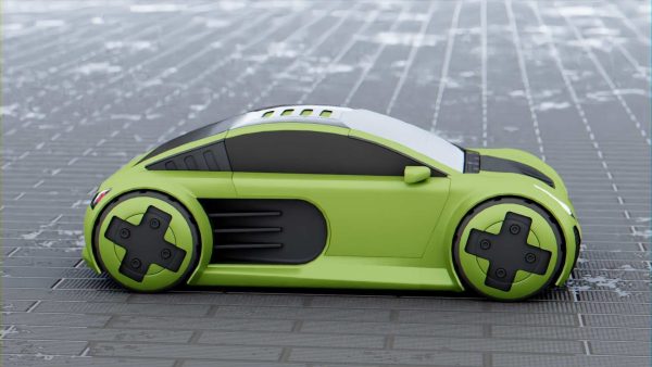 CONCEPT ELECTRIC VEHICLE RIGGED