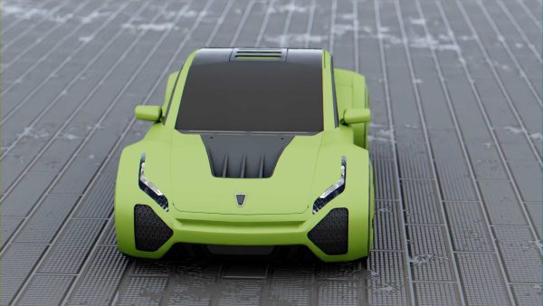 CONCEPT ELECTRIC VEHICLE RIGGED