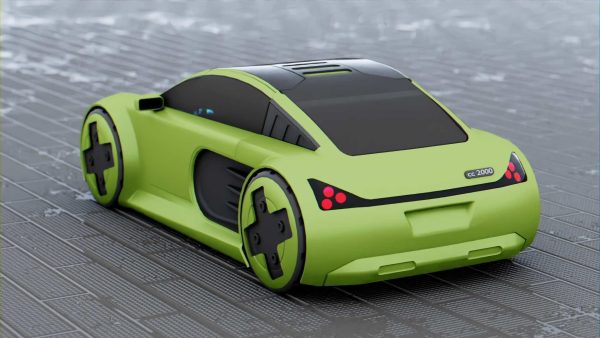 CONCEPT ELECTRIC VEHICLE RIGGED