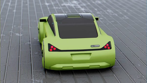 CONCEPT ELECTRIC VEHICLE RIGGED