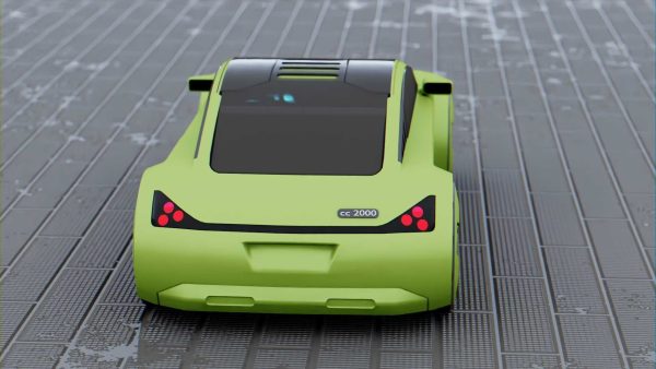 CONCEPT ELECTRIC VEHICLE RIGGED