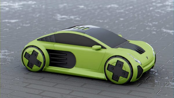 CONCEPT ELECTRIC VEHICLE RIGGED