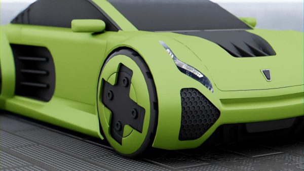 CONCEPT ELECTRIC VEHICLE RIGGED