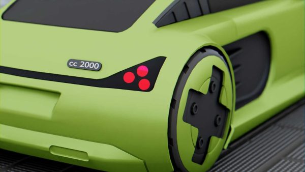 CONCEPT ELECTRIC VEHICLE RIGGED