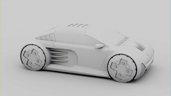 CONCEPT ELECTRIC VEHICLE RIGGED