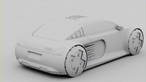 CONCEPT ELECTRIC VEHICLE RIGGED