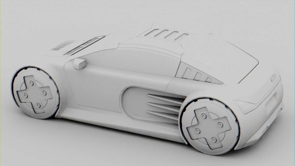 CONCEPT ELECTRIC VEHICLE RIGGED