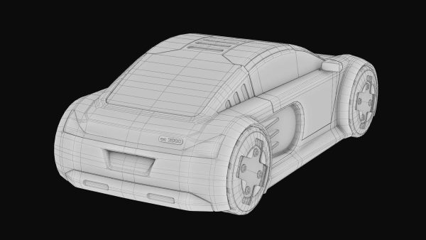 CONCEPT ELECTRIC VEHICLE RIGGED