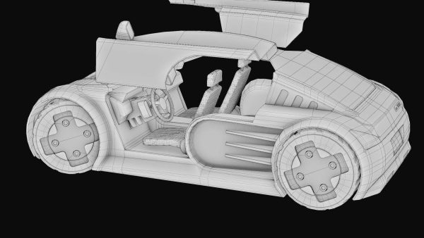 CONCEPT ELECTRIC VEHICLE RIGGED