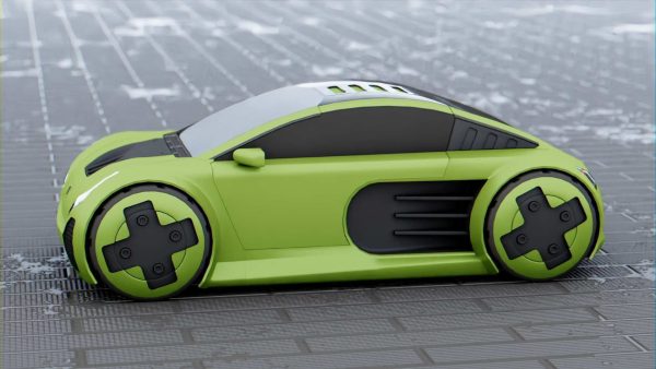 CONCEPT ELECTRIC VEHICLE RIGGED
