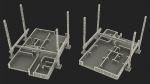 Construction 3D Printer at Work on Building Site