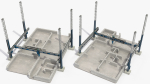 Construction 3D Printer at Work on Building Site
