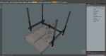 Construction 3D Printer at Work on Building Site