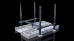 Construction 3D Printer at Work on Building Site