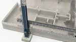 Construction 3D Printer at Work on Building Site