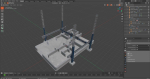 Construction 3D Printer at Work on Building Site