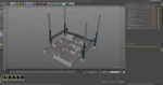 Construction 3D Printer at Work on Building Site