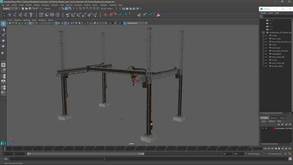 Construction 3D Printer Module