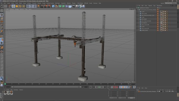 Construction 3D Printer Module