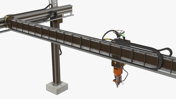 Construction 3D Printer Module Rigged