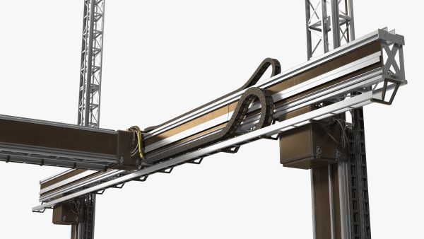 Construction 3D Printer Module Rigged