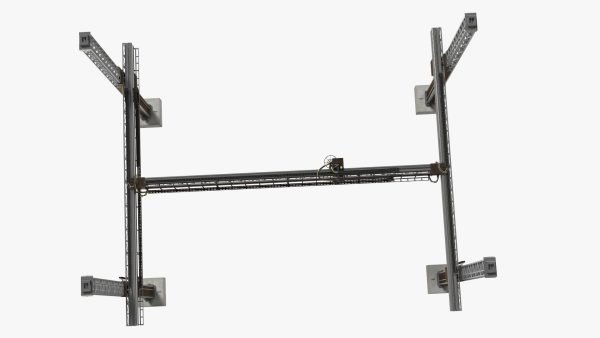 Construction 3D Printer Module Rigged