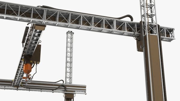 Construction 3D Printer Module Rigged