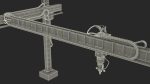 Construction 3D Printer Module Rigged