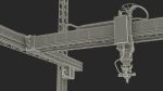 Construction 3D Printer Module Rigged