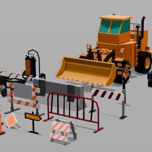 Construction Asset Pack 3D Model