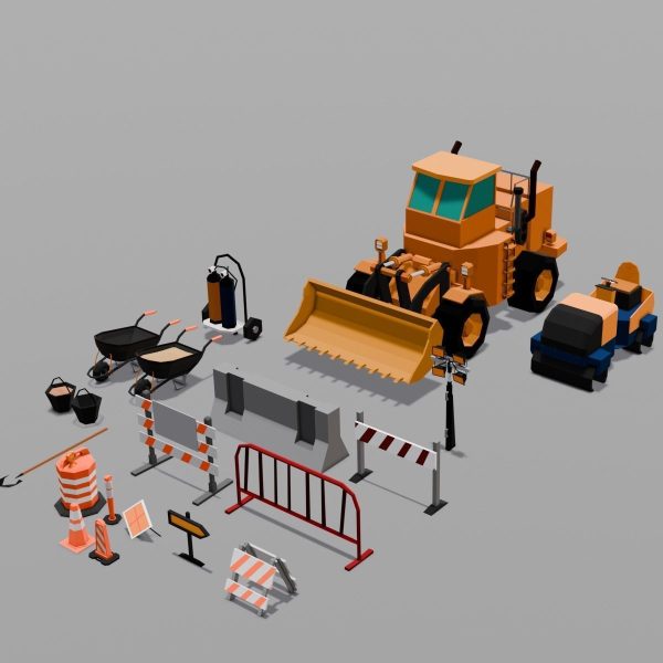 Construction Asset Pack 3D Model