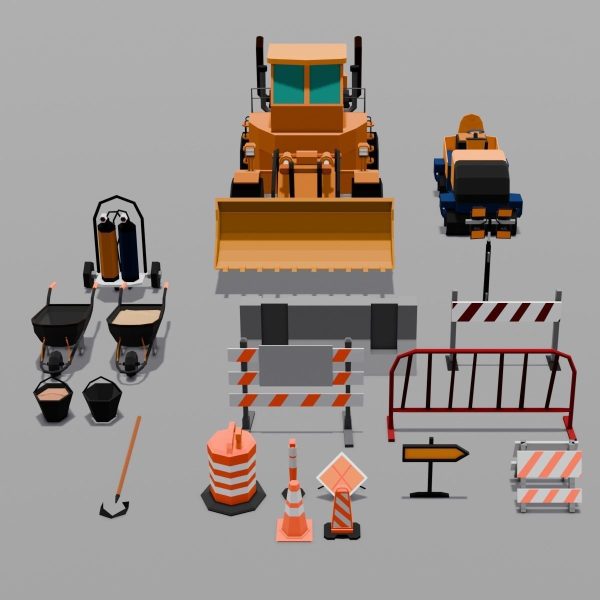 Construction Asset Pack 3D Model