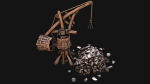 Construction Crane Medieval Quarry
