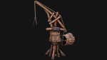 Construction Crane Medieval Quarry