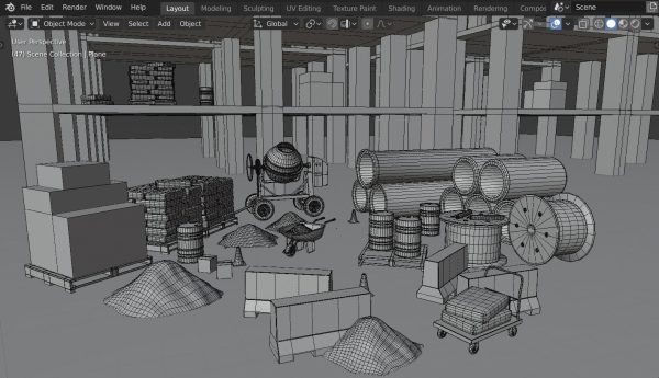 Construction site assets