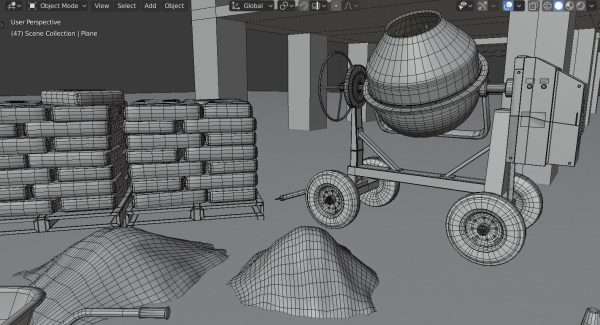 Construction site assets