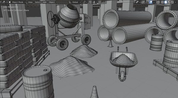 Construction site assets